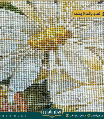 قیمت خرید تابلوفرش دستباف سبد گل ستونی زنبق کد 2919.