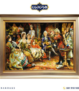 قیمت خرید تابلو فرش دستباف تار زن (موزیسین) گالری فرش ایران