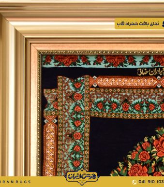 The price of the handmade carpet painting of the Rose pot design