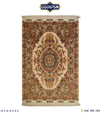 The purchase price of a 3-meter hand-woven carpet with a cream-brown Khatibi pattern