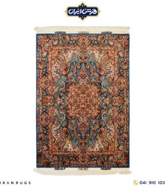 The purchase price of a 3-meter hand-woven carpet with a creamy blue pattern