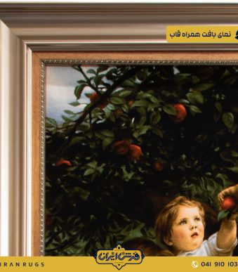 The price of the handmade carpet painting apple picking design
