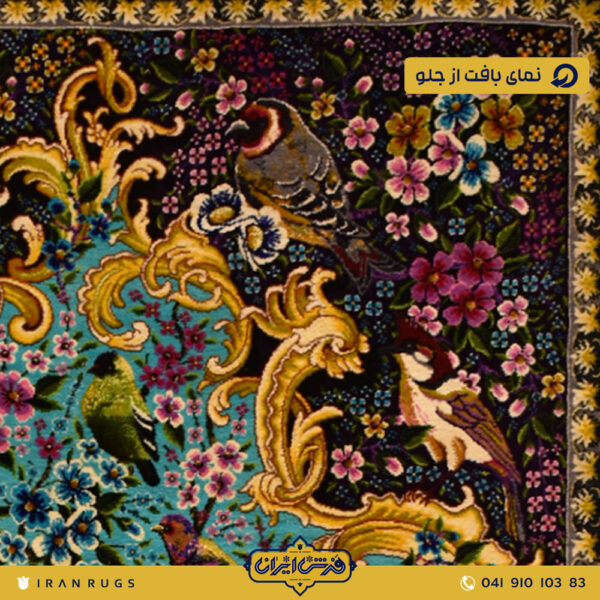 قیمت خرید تابلو فرش دستباف طاووس فرش ایران