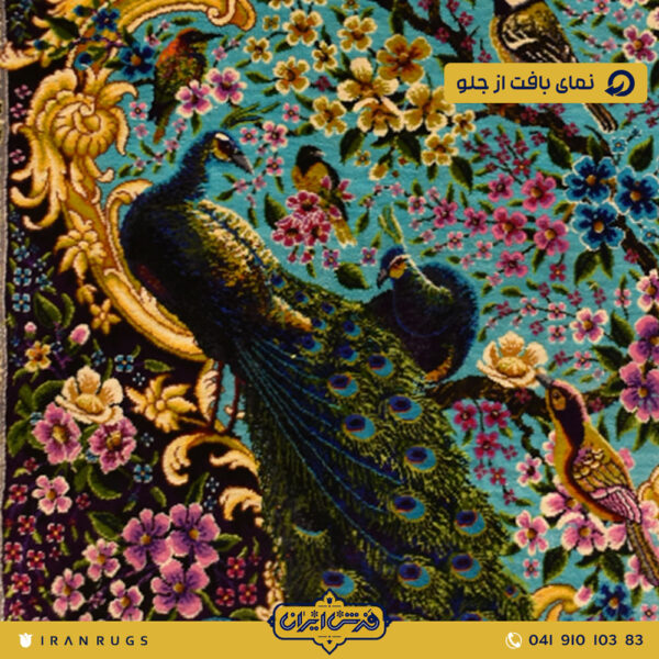 قیمت خرید تابلو فرش دستباف طاووس فرش ایران