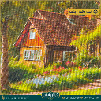 تابلوفرش دستباف منظره طرح رنگ های زندگی کد 2863.