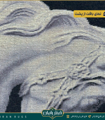 قیمت خرید تابلوفرش دستبافت طرح تندیس گودیوار.