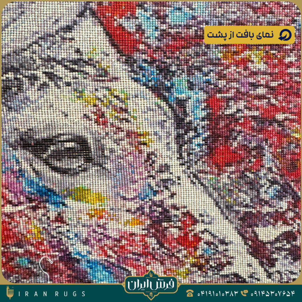 قیمت خرید تابلوفرش دستبافت طرح اسب مدرن 2856.