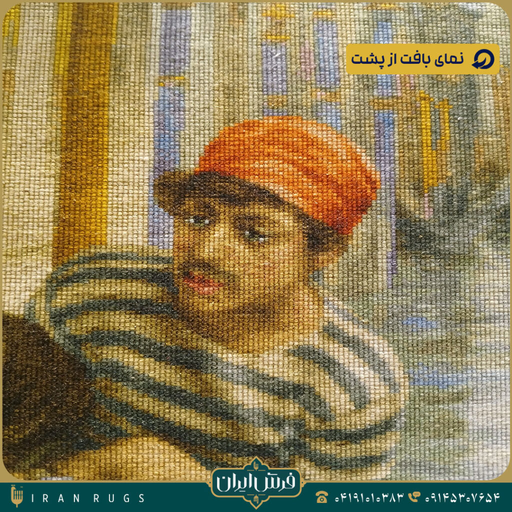 تابلوفرش دستبافت طرح گردش در ونیز کد 2916