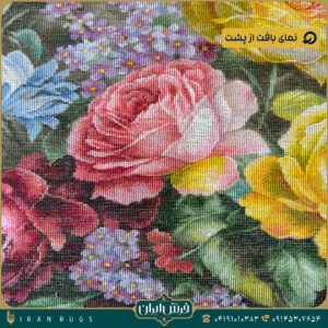 تابلوفرش دستباف طرح گل شکوفه گیلاس کد 2927.