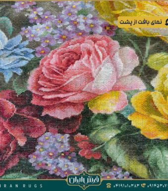 تابلوفرش دستباف طرح گل شکوفه گیلاس کد 2927.