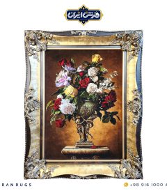 کیانپارس اهواز تشریفات قیمت خرید تابلوفرش دستباف گل طولی گلدان مجسمه‌ای فرش ایران